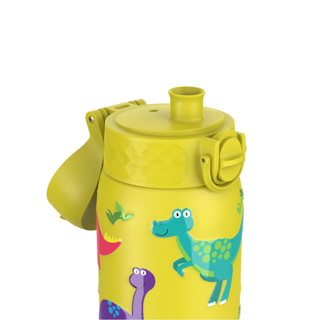 Sticla apa pentru copii, inox, 400ml, Yellow, Dinosaurs - Ion8 - view 2