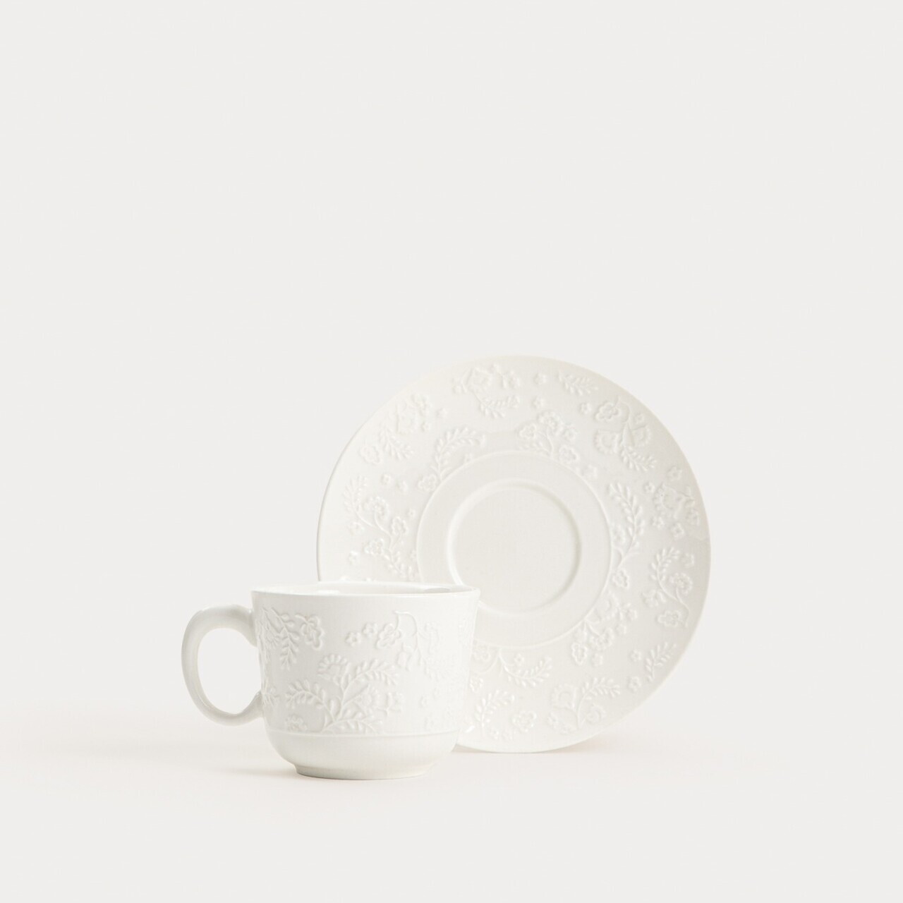 Set ceai / cafea 8 piese Beno, Homla, 150 ml, portelan, alb - view 5
