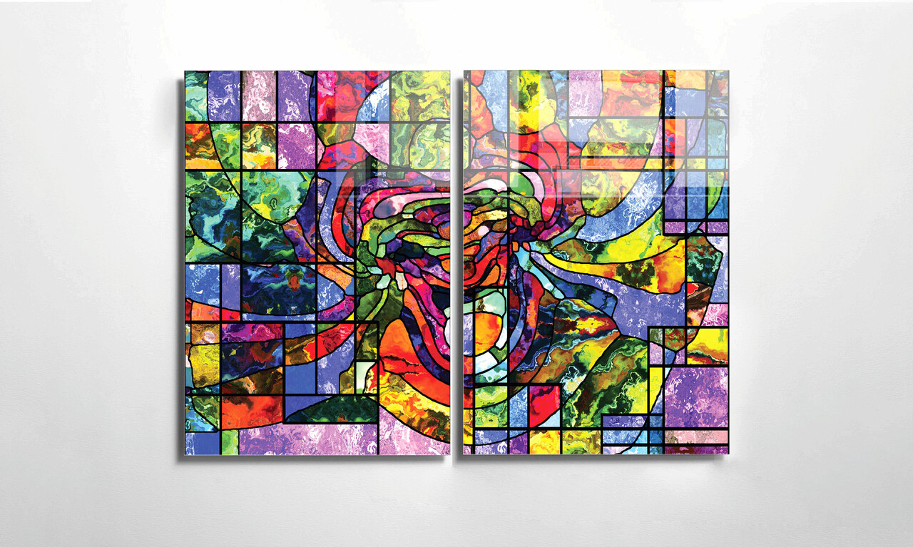 Tablou decorativ (2 Pieces), 2001, Dimensiune: 45 x 65 cm (2 bucăți), Multicolor - view 3