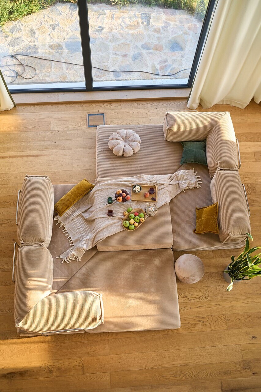 Coltar, Atelier del Sofa, 118FVL1404, Tesatura plus reiata, Bej - view 7