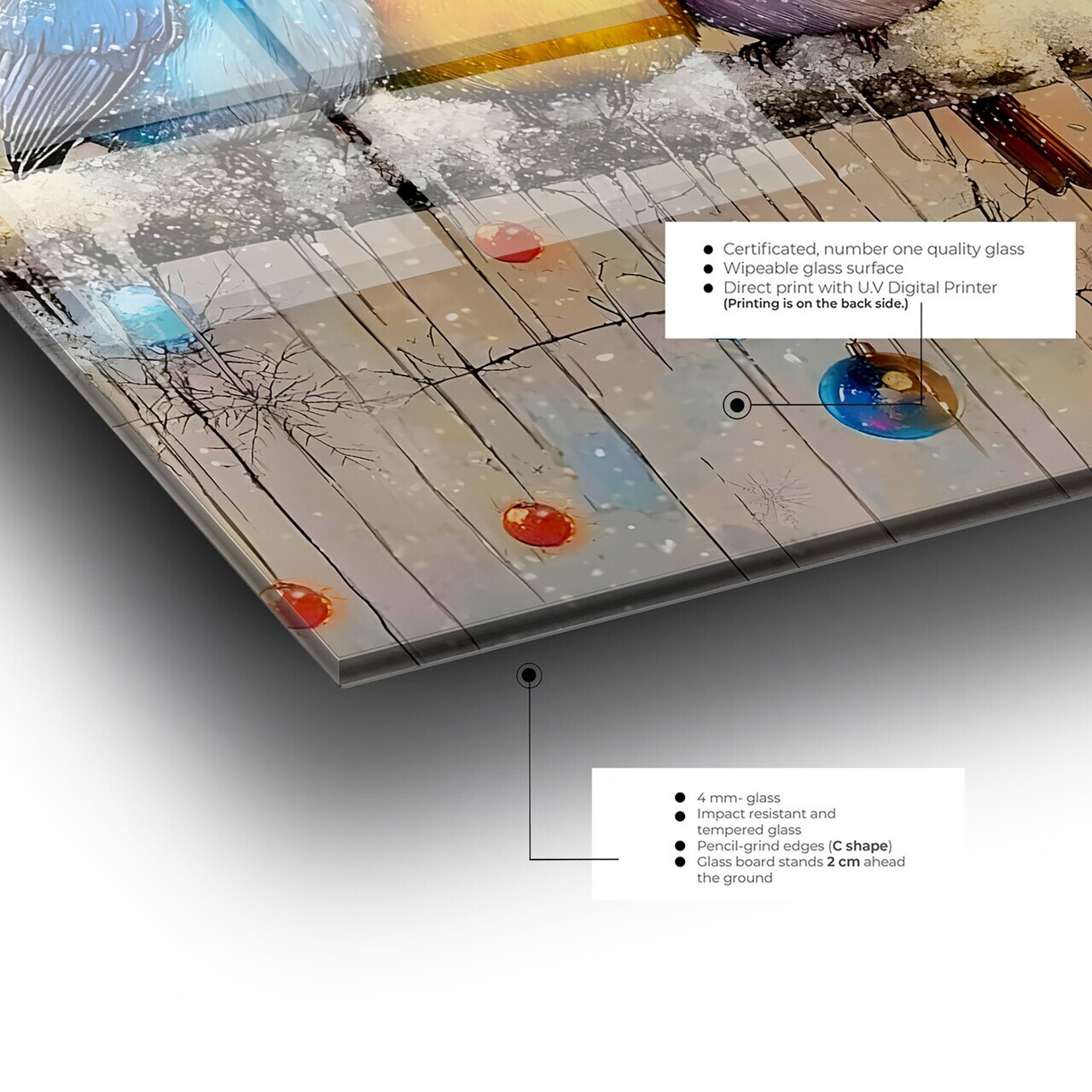 Tablou decorativ, CAM12350, 50 x 70 cm, Multicolor — imaginea 3