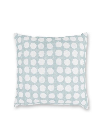 Perna, YST0386, 45x45 cm, Poliester, Alb/Albastru deschis