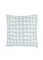 Perna, YST0386, 45x45 cm, Poliester, Alb/Albastru deschis