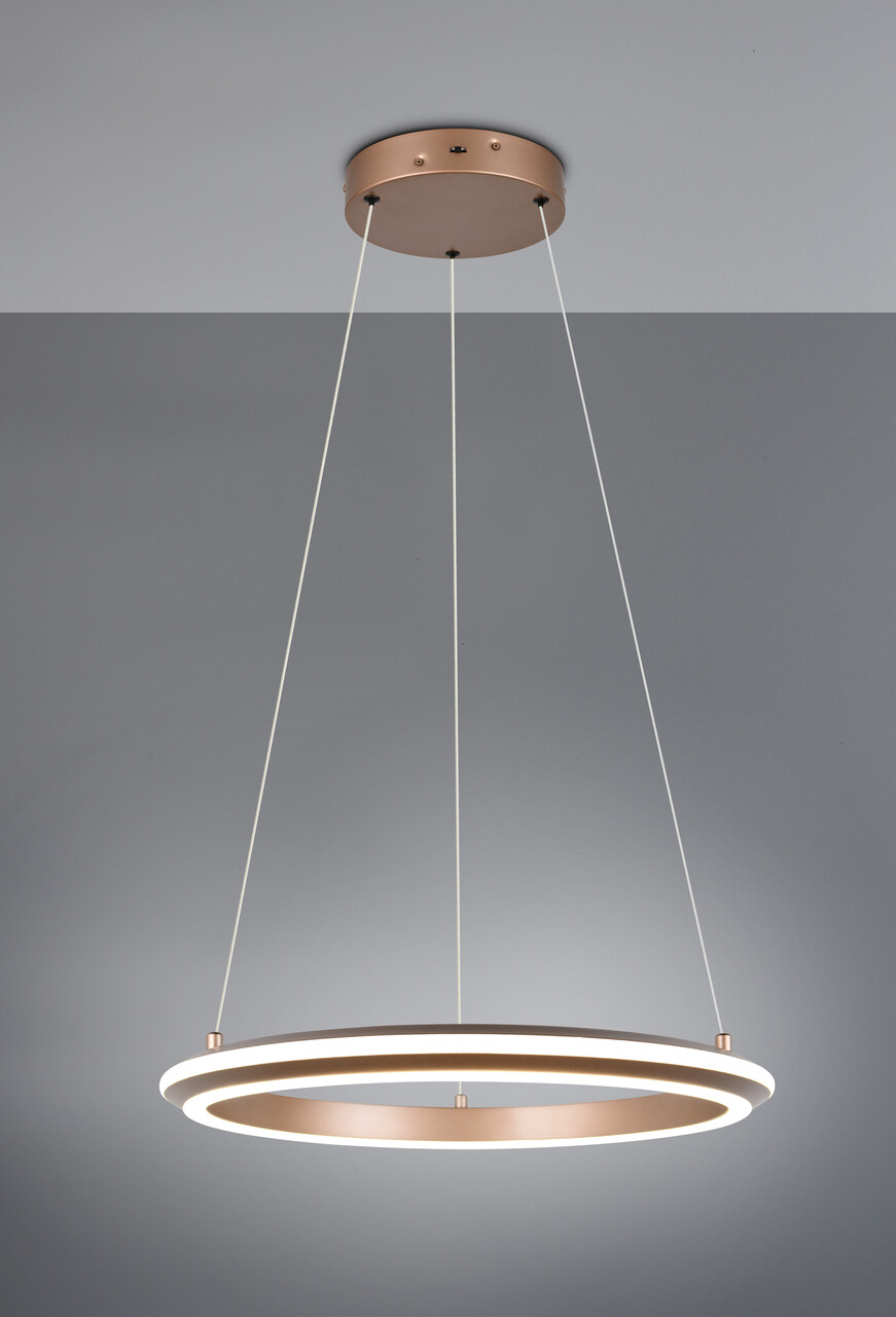 Lustra Amador, TRIO, 45x150 cm, 34W, 1x SMD, metal, aramiu - 1 | YEO