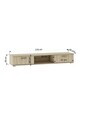 Comoda TV ADRK, Aridea, 176x40x28 cm, PAL laminat, alb mat