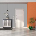 Bufet inferior cu 2 usi Karl, Creaciones Meng, 86x40x91 cm, lemn de brad/MDF, alb antic