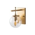 Aplica de perete, Zahar - 13111, Fulgor, 12 x 20 x 51 cm, 1 x E14, 40W, auriu