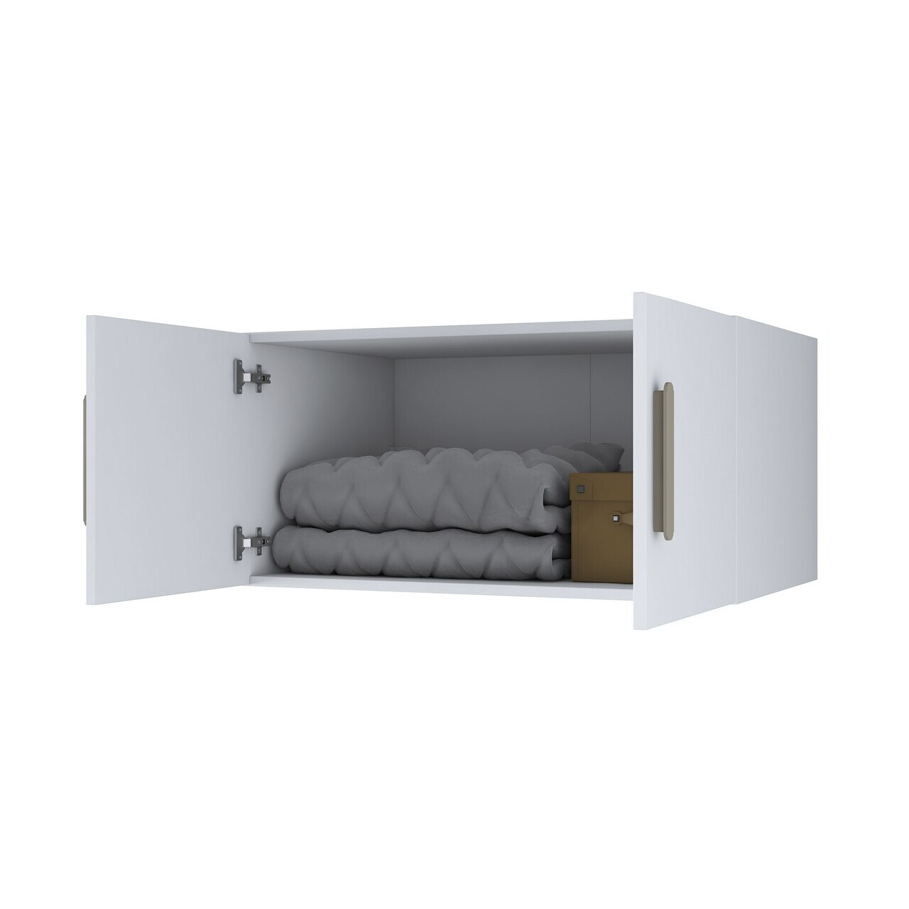 Dulap de perete, Hanah Home, BA166, 90x45x57.5 cm, PAL melaminat, Alb - view 8