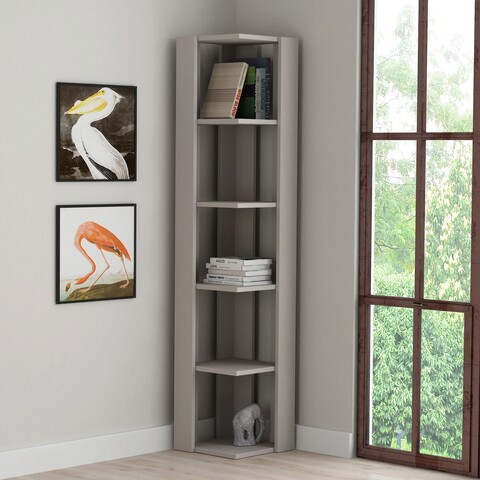 Corp biblioteca, Decortie, Nati, 34x161x34 cm, Mocha Decortie