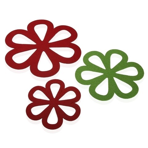 Set 3 protectii de oale si tigai Versa, 29x29 cm, fetru