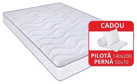Saltea Lavanda Therapy PLUS, 14+6 Memory Arctic Gel 90 x 200 cm, H 23 cm
