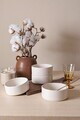 Set boluri, Hermia, 275KRM2703, Dimensiune: 14 cm / 520 ml (4 bucăți), Crem