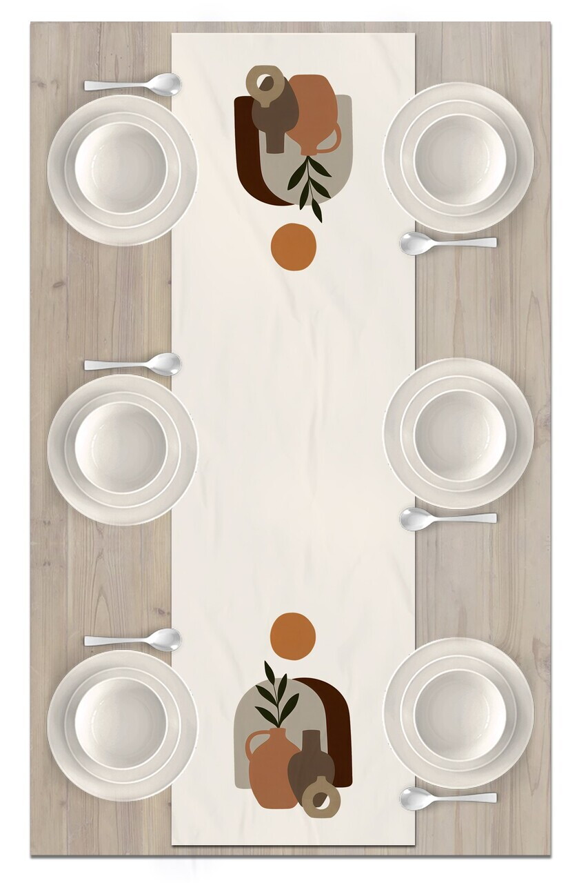 Traversa de masa, Artrunmin-125, 40x135 cm, Poliester, Multicolor — imaginea 2
