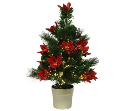 Decoratiune luminoasa Tree, Lumineo, 35x60 cm, 30 LED-uri, lumina calda