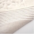 Set covorase de baie 2 piese, Alanur Home, Cottonkt 000236, Bumbac, Crem