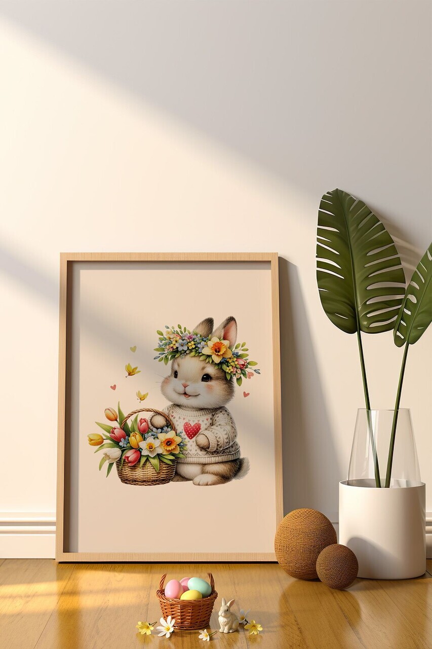 Tablou decorativ, Arteastermodel32-5070, MDF, Multicolor — imaginea 2