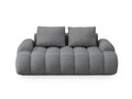 Canapea 2 locuri, Linz, Cosmopolitan Design, 175x100x84 cm, tesatura structurata, gri