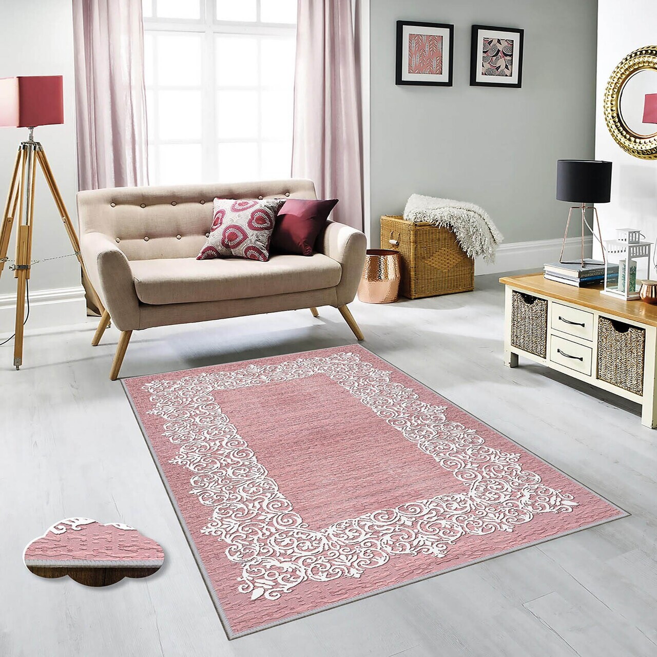Covor Eexfab810 160x230 cm Poliester Multicolor