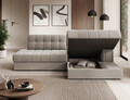 Coltar extensibil dreapta 3 locuri ELTAP, RT-18SO, Blezalt, 240x150x82 cm, lemn/poliester, bej deschis