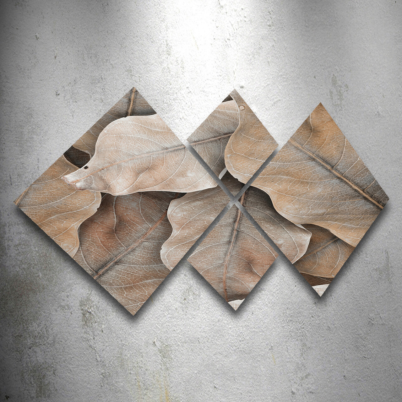 Set 4 tablouri decorative, 4MDF2453407, MDF, Imprimat UV, Multicolor - 1 | YEO