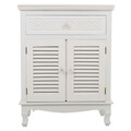 Bufet inferior Creaciones Meng, 60x30x78, lemn de pin/MDF, alb/crem