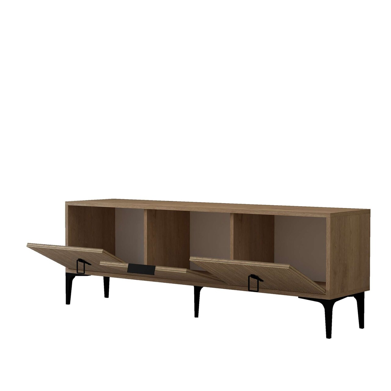 Comoda TV, Hanah Home, 3503 Neva, 150x49.5x35 cm, PAL, Maro - view 6