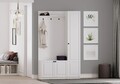 Cuier de perete, Rabi, Rb-044, 120x200x35 cm, Alb mat