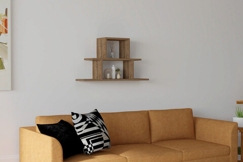 Raft de perete, puqa design, nell, 80x44.6x19.6 cm, pal, nuc