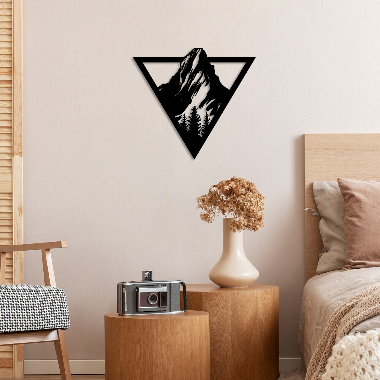 Decoratiune de perete, Matterhorn, Dimensiuni: 48 x 53 cm, Negru — imaginea 3