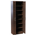 Pantofar cu 2 usi Sante, Pakoworld, 21 perechi pantofi, 60x37x183 cm, MDF/PAL, wenge