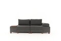 Canapea extensibila 3 locuri, Balcab Home, 825BLC4311, Lemn, Antracit