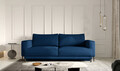 Canapea extensibila 4 locuri ELTAP, SO-DAL-40NU, Dalia, 248x84x95 cm, lemn/poliester, albastru inchis