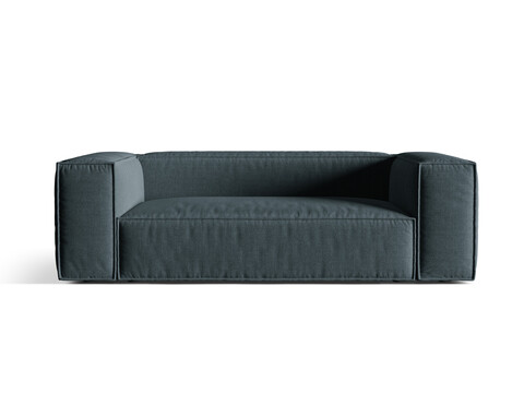 Canapea 3 locuri, Nuria-215, Micadoni Home, 210x110x72 cm, tesatura structurata chenille, petrol inchis