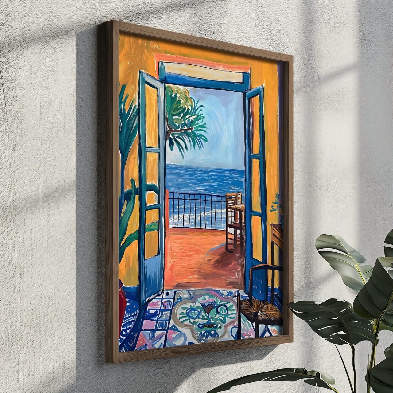 Tablou decorativ, GE023-L, Lemn, Multicolor - view 5