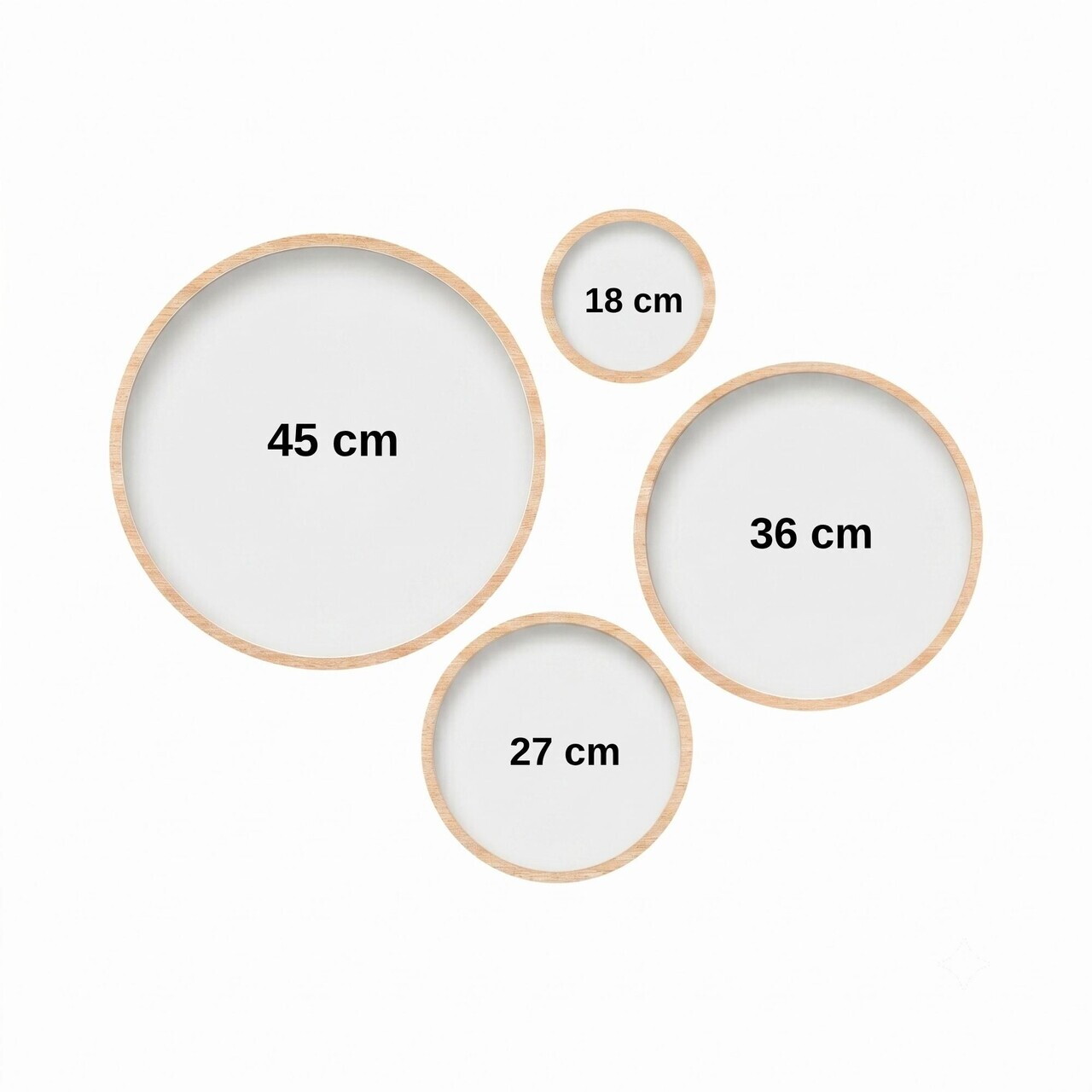 Tablou decorativ, Huhu293, Lemn masiv, Dimensiune: 45 x 45 cm (1 bucată), Multicolor - view 3