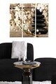 Tablou decorativ MDF, MDF7466972, 20 x 50 cm, 3 piese, Multicolor