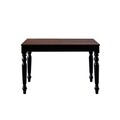 Set masa extensibila si 4 scaune, Fairfax, Albero16, Picioare masă: 100% lemn de fag, Nuc negru