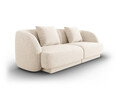 Canapea 2 locuri, Tulum, Cosmopolitan Design, 180x90x70 cm, tesatura chenille, bej deschis