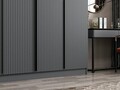 Dulap pentru haine, Minerva, Kale Plus, 270x210x52 cm, PAL, Antracit