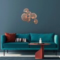 Decoratiune de perete, Tween v2, Metal, Dimensiune: 58 x 75 cm, Multicolor