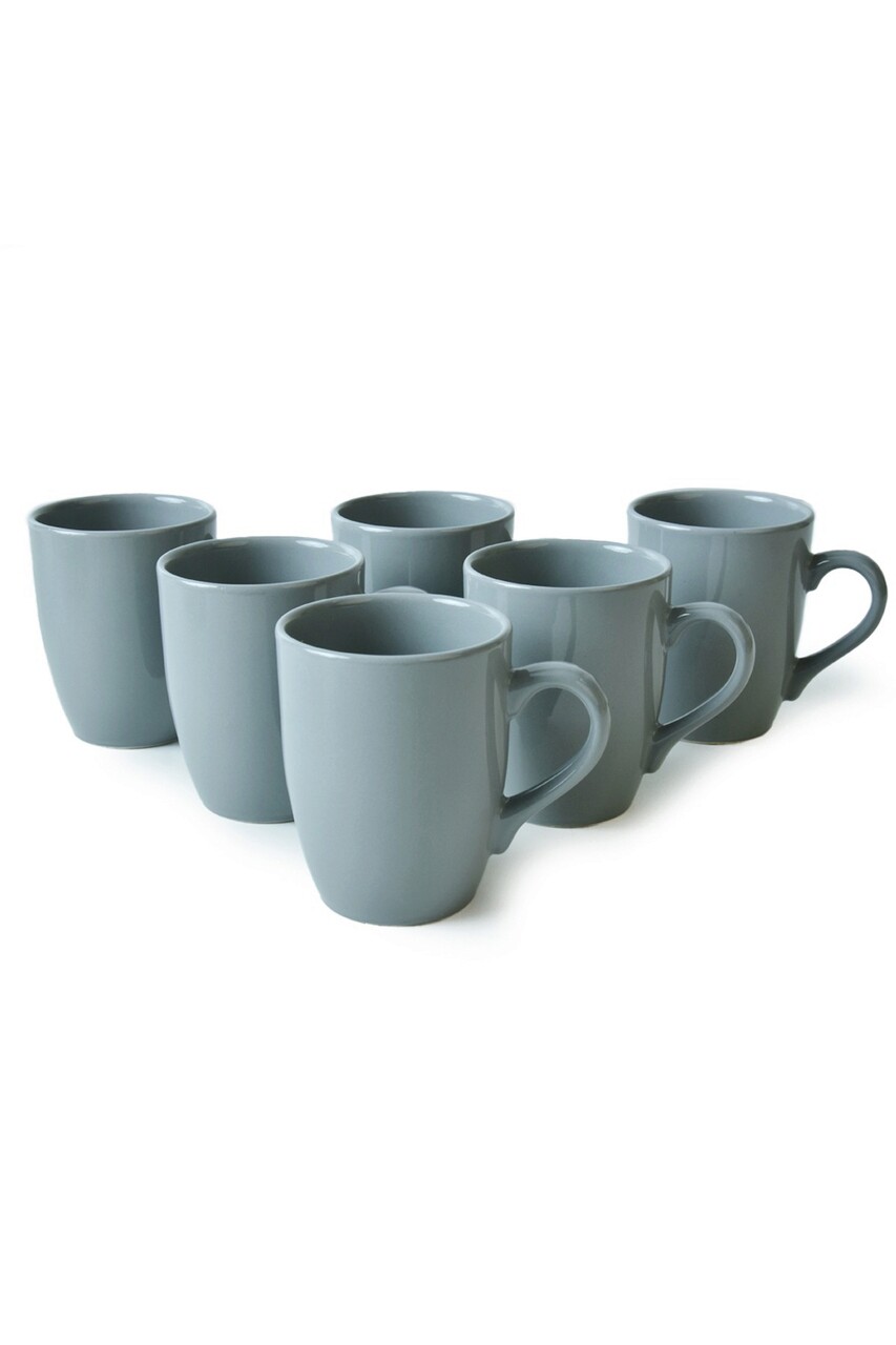 Set cani, Keramika, 275KRM2198, Ceramica , Nu absoarbe apa, Gri - 1 | YEO