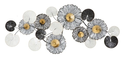 Decoratiune de perete Troby Cm, Mauro Ferretti, 143×64 cm, fier, multicolor 143x64