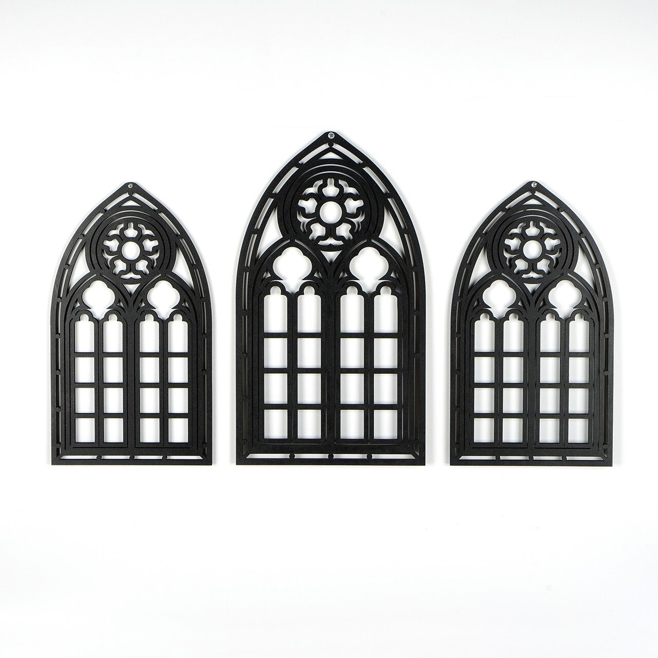 Decoratiune de perete, CRY020, Dimensiune: 26 x 15 cm (2 bucăți), Negru - view 6