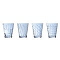 Set 4 pahare apa, Villeroy & Boch, Dressed Up, 310 ml, stricla cristal, albastru