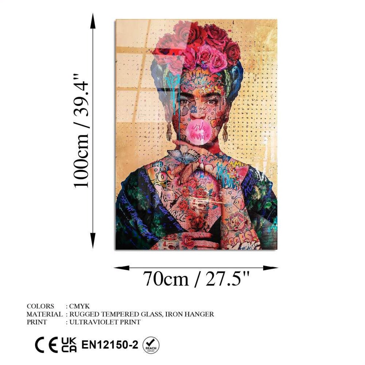 Tablou decorativ, UV-722 70 x 100, 70 x 100 cm, Multicolor - view 7