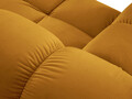 Coltar modular stanga 4 locuri, Bellis-51, Micadoni Home, 282x155x70 cm, catifea, galben