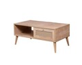Masuta de cafea, Wolina, Calvin, 55x100x45 cm, Corp: PAL 100% MELAMINAT, Stejar