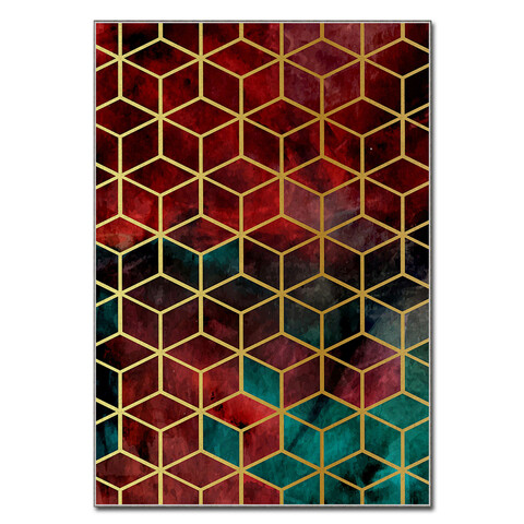 Covor, ASR CRPT-100 , 100x180 cm, Poliester, Multicolor