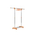 Suport mobil pentru imbracaminte, Super Paco, inox/plastic, portocaliu