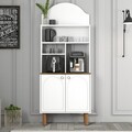 Dulap de bar pentru cafea, Hommy Craft, Bohem 858, PAL, Alb